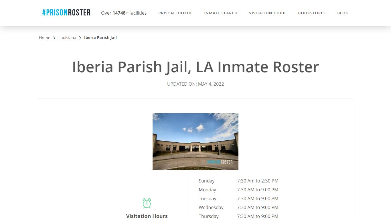 Iberia Parish Jail, LA Inmate Roster